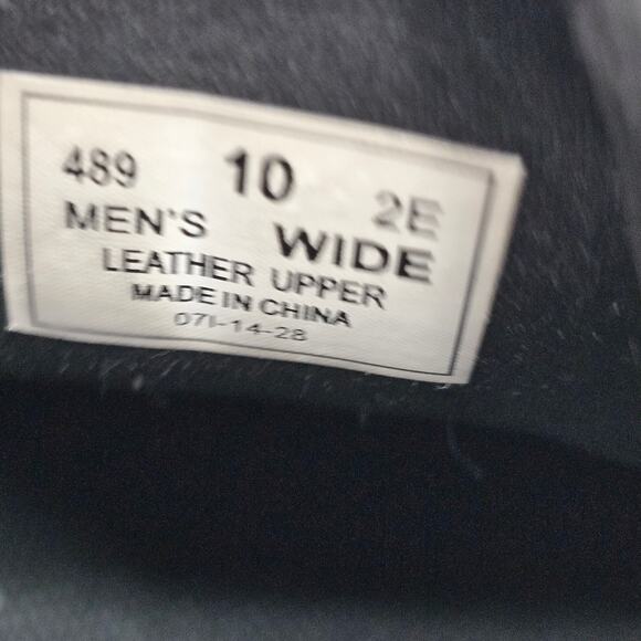 Orthofeet Boots Men's 10 2E Wide Brown Black Leather Lace Up Hiking Outdoor - Picture 1 of 8